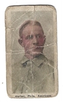 1911 Topsy Hartsel  (Philadelphia As) The Sporting Life M116  Baseball Card 