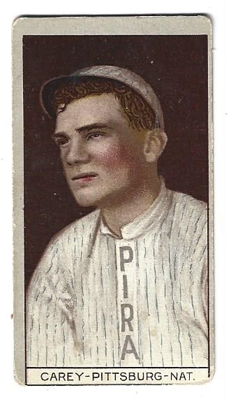 1912 T207 Little Recruit Brown Background - Max Carey (HOF) - Tobacco Card