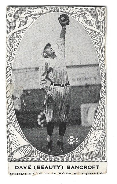 1922 W573 - Dave Bancroft (HOF) - Baseball Strip Card