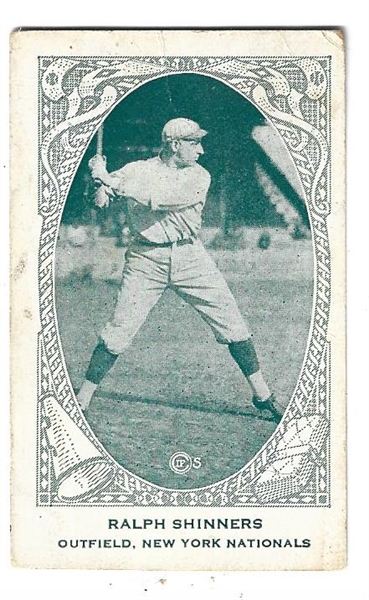 1922 W573 - Ralph Shinners (NY Nationals) - Baseball Strip Card