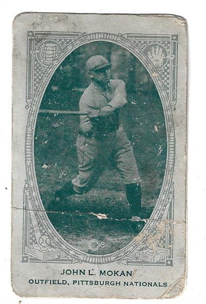 1922 American Caramel E121 - John Mokan (Pittsburgh Nationals) - Baseball Card