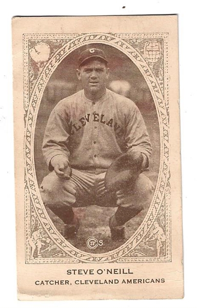 1922 American Caramel - Steve O'Neill (Cleveland Americans) - Baseball Card