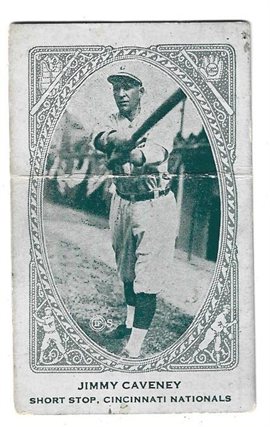 1922 American Caramel E120 - Jimmy Caveney (Cincinnati Nationals) - Baseball Card 