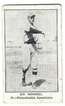 1922 American Caramel E121 - Ed Rommel (Philadelphia Americans) - Baseball Card