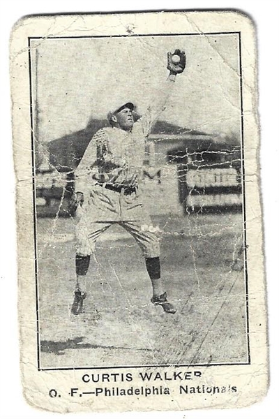 1922 American Caramel E121 - Curtis Walker (Philadelphia Nationals) - Baseball Card
