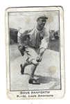 1922 American Caramel E121 - Dave Danforth (St. Louis Americans) - Baseball Card