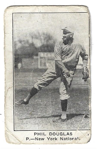 1922 American Caramel E121 - Phil Douglas (NY Nationals) - Baseball Card