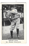 1922 American Caramel E121 - Oscar Vitt  (Boston Americans) - Baseball Card