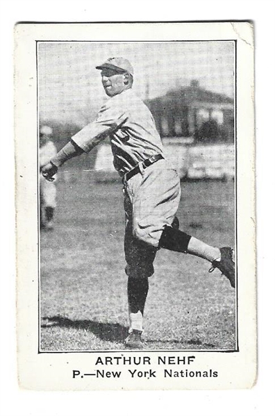 1922 American Caramel E121 - Art Nehf (NY Nationals) - Baseball Card