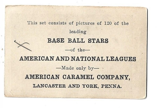 1922 American Caramel E121 - Art Nehf (NY Nationals) - Baseball Card