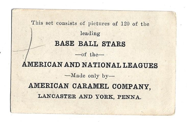 1922 American Caramel E121 - William Doak (St. Louis Nationals) - Baseball Card