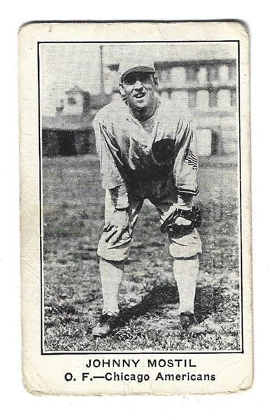 1922 American Caramel E121 - Johnny Mostil (Chicago Americans) - Baseball Card