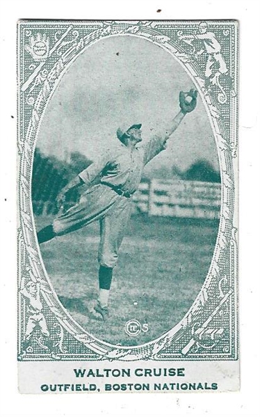 1922 American Caramel E120 - Walton Cruise (Boston Nationals) - Baseball Card