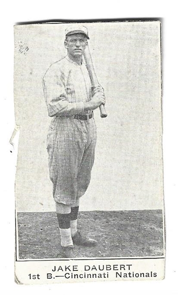 1922 W575-1 Jake Daubert (Cincinnati Nationals) - Baseball Strip Card