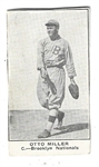 1922 W575-1 Otto Miller (Brooklyn Nationals) - Baseball Strip Card