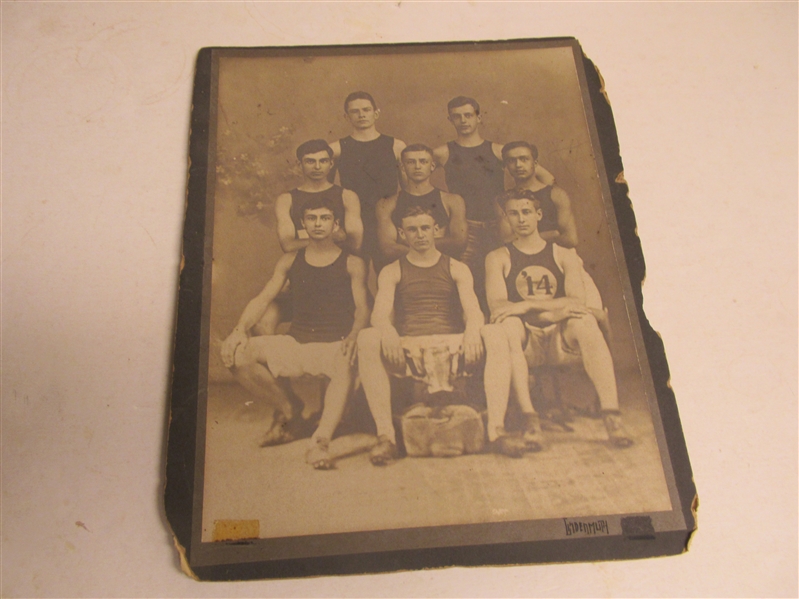1911 AHS Track & Field Cabinet Photo - Large Size