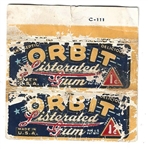 1930s Orbit Gum Wrapper - Vintage