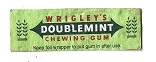 1950's Wrigley's Double-Mint  Gum Wrapper