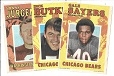 1970 Topps Football Posters Lot of (3) - Sayers, Butkus & Jurgensen